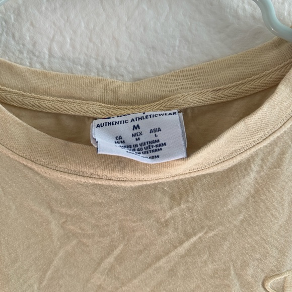Champion Ombré Cropped T Shirt in Yellow - Picture 3 of 4